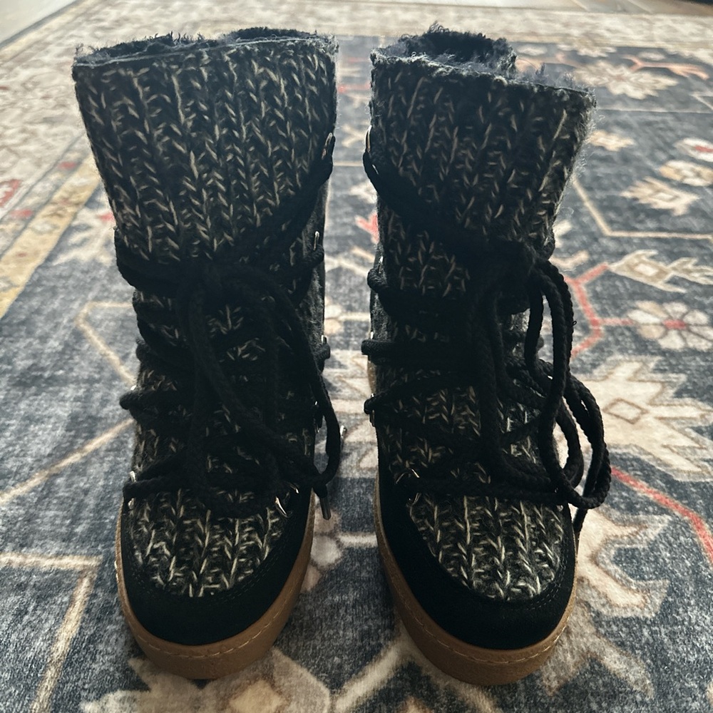 Isabel Marant, Nowla Wedge Bootie, New With Tags/Dust Bag/Box, FR 38/US 7